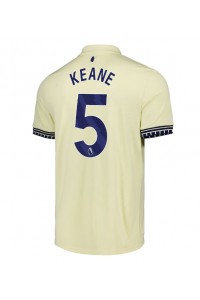 Everton Michael Keane #5 Jalkapallovaatteet Vieraspaita 2025-26 Lyhythihainen